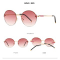 Luxury Hot Seller Round Metal Sunglasses